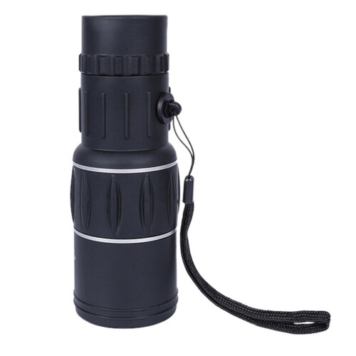 16x52 HD Handheld Monocular Telescope, Black, 52x153mm 1