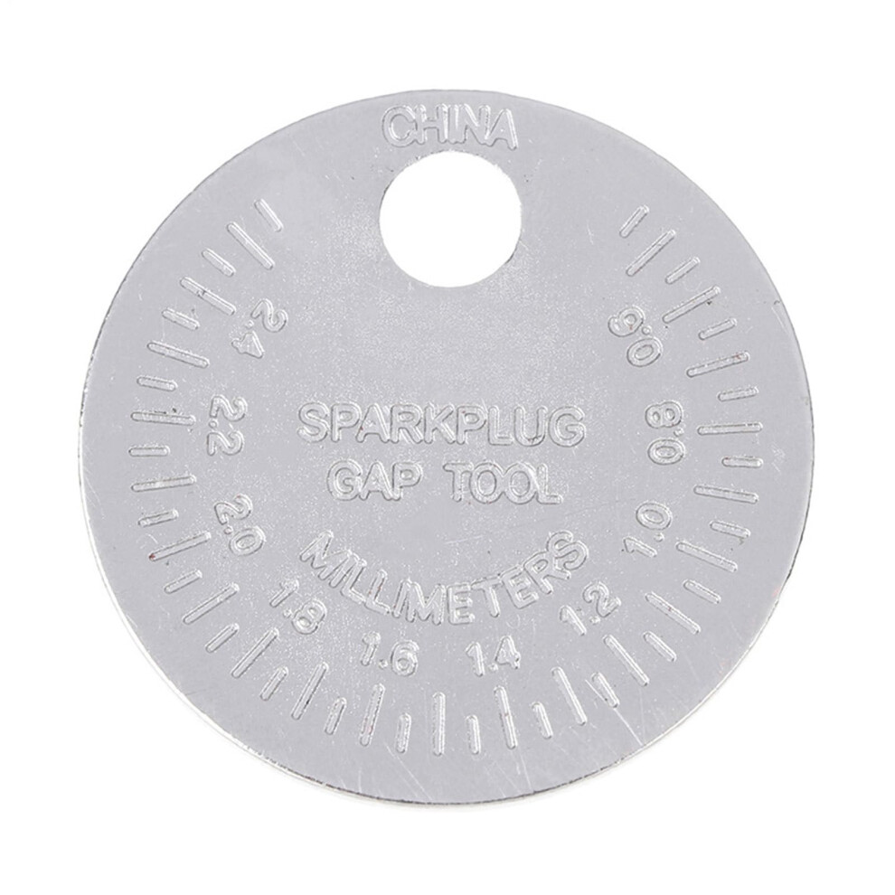 Spark Plug Gap Measuring Tool, Feeler Gauge, Metric Imperial Adapter Light 9426802547481
