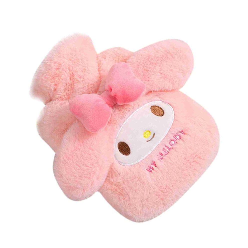 1000ml Plush Cartoon Hot Water Bottle, Large Capacity Soft PVC Winter
