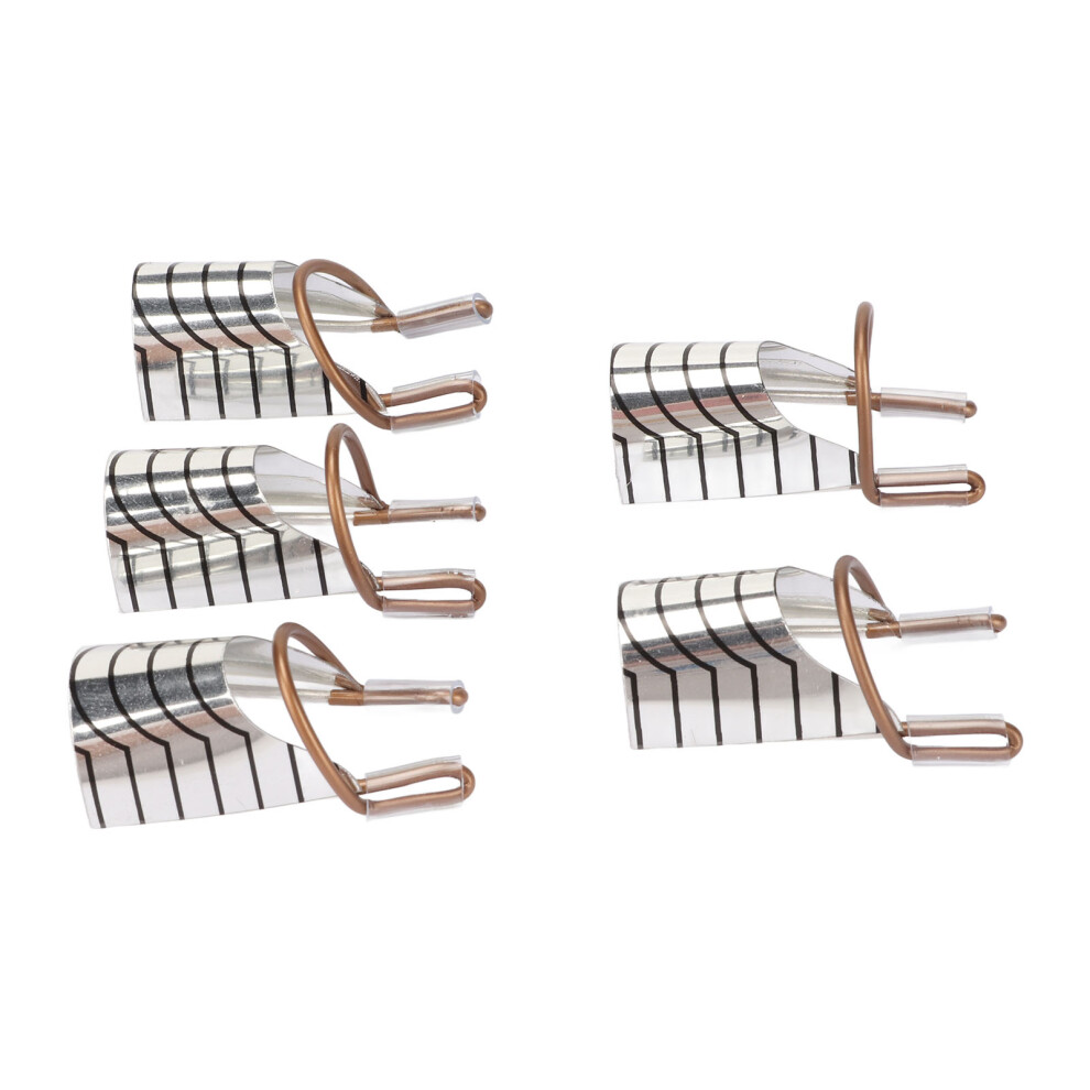 25pcs Aluminum Nail Extension Forms Reusable UV Gel French Guide