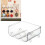 Transparent Stackable Water Bottle Organizer Rack for 3 Cups, PET Material 7