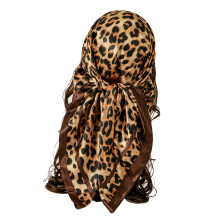 Stijlvolle zonwerende hoofddoek, polyester hoofdbedekking-Koffie