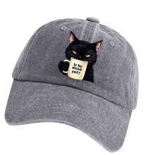 Mode katoenen honkbalhoed ademend unisex-Grijze figuur 2