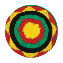 Regenboog baret hoed gehaakte hoed traditionele Jamaicaanse-F