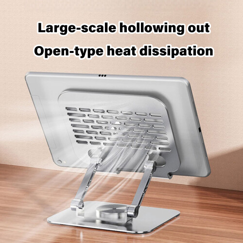 Foldable Aluminum Tablets Holder Bracket With 360 Degree-4 2