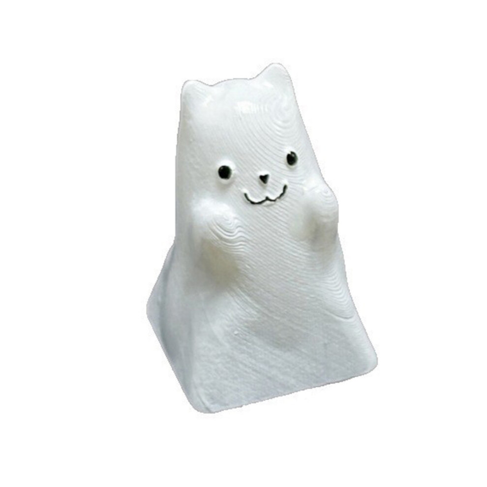 Resin Ghostly Keycap For Mechanical Keyboards-Clap Ghost 7704000821612