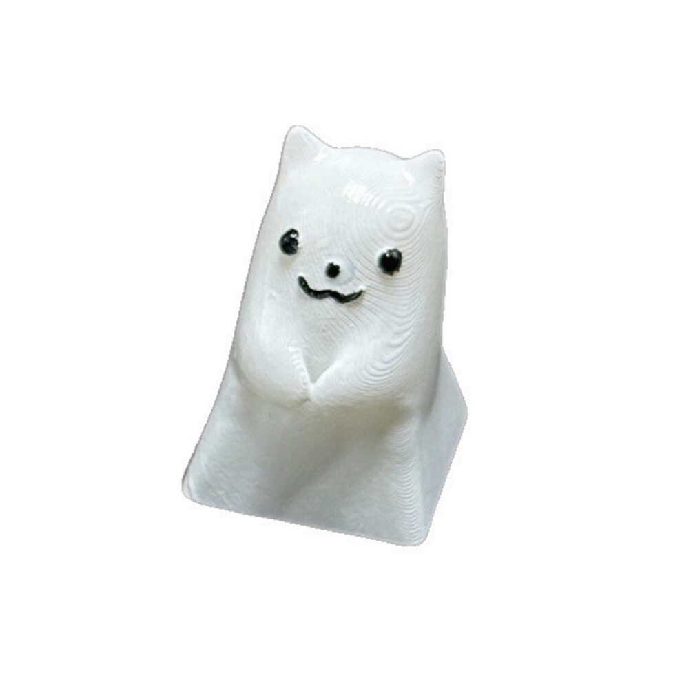 Translucent Ghostly Shaped Resin Keycaps For Most-Handle Ghost 7704000821797