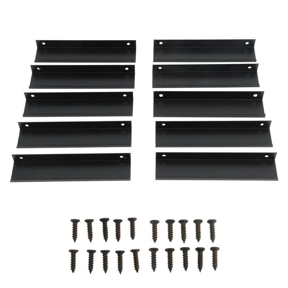 Elegant Furniture Upgrade, Modern Concealed Finger Pulls, Aluminum Alloy Cabinet Handles, Invisible Style For Minimalist Kitchen Drawer Handles, Easy 9340959012916