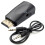 HDTV to VGA Adapter Converter Computer Set Top Box-Black 2