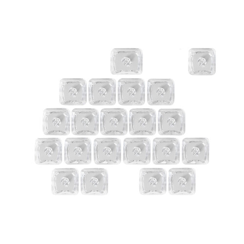 Clear Color Heart Kitten Keycaps Customizable For-transparent