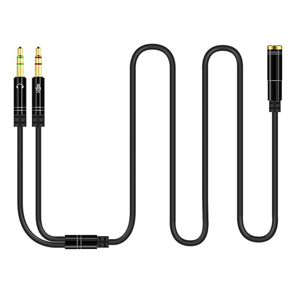 Simultaneously Y Splitter For 3.5Mm Headphones And Microphone Headset Splitter Cable Enjoy Great Sound Quality Universal Compatibility Plug And Play 9138057625639