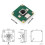 12MP USB Camera Integrated Microphone Not Distortion Lens for 3