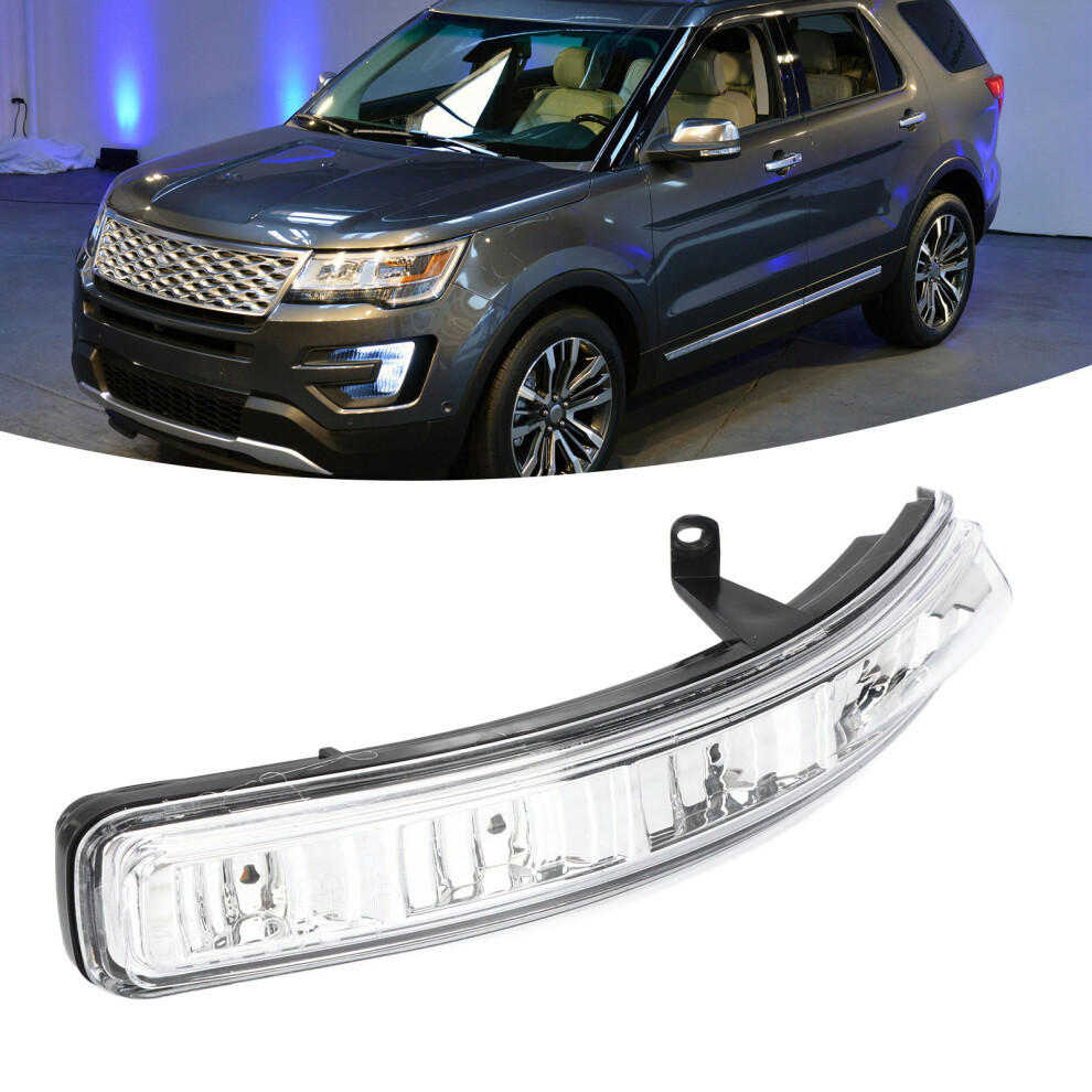 Rear View Mirror Turn Signal For Ford Explorer 2011Â2019 12V Bright Lens Light 7631372129506