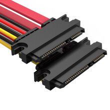 Satas Female To Female Data Power Cable For HDD Ssds-0.1 m