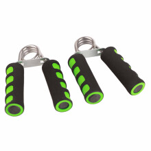 2pcs Hand Grip Strengthener Carbon Steel Green Finger Wrist Forearm Exerciser