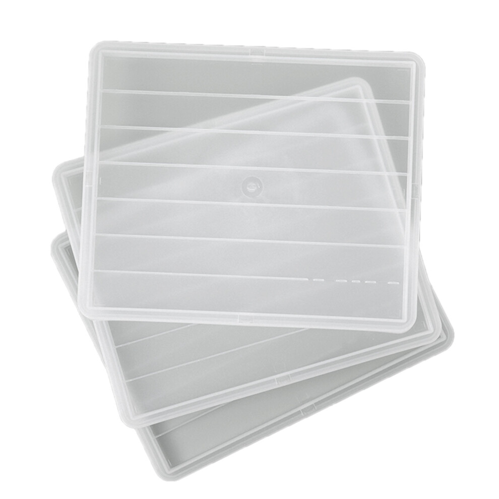 3Tier Clear Mechanical Keyboards Keycap Case Dustproof Holder