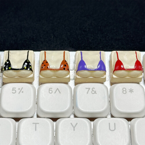 Artistic Theme Keycaps Resin ESC Keycap Pleasant Typing-Black 2