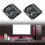 Double Cooling Fan Expansion Module LED Backlights for Raspberry 4