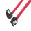 Short SATA3.0 Cable Angled Connectors-Bend on the right 1