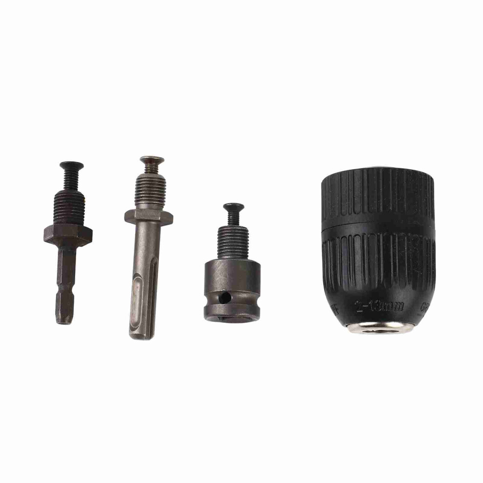 Keyless Drill Chuck 3-Jaw 1/2In Square To 1/4In Hex 2-13Mm 3021372130499
