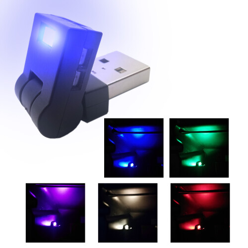E Mini LED Decoration Night Light USB Ambient Lighting Car 1