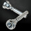 Bocchino Professionale in Rame e Argento per Trumpet Standard 4