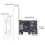 2.5Gbps PCIExpress Networking Adapters RJ45 8Pin Interfaces 3