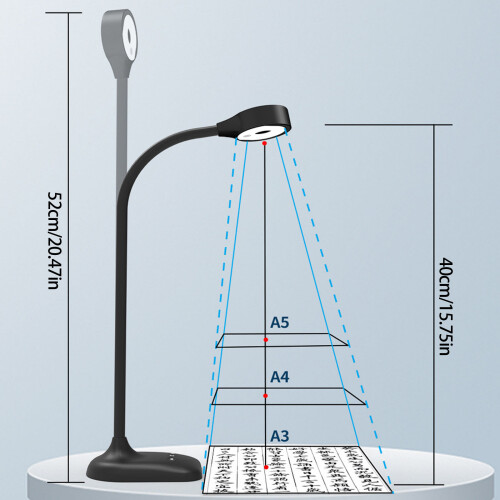Adjustable USB Document Camera With LED Light For Online 2