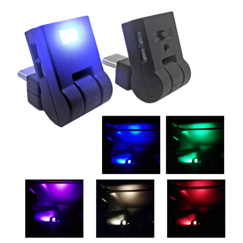 Multicolor USB C Atmosphere Lamp Auto Dimming Sensoring For Car 1