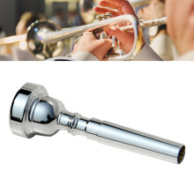 Silver Plated Copper 7C Trumpet Mouthpiece, Rustproof & Smooth
