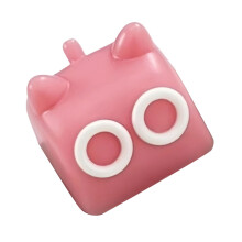 Aanpasbare Keycaps in Kitten-vorm voor mechanische-Roze