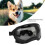 Dog Goggles Windproof UV Dustproof Adjustable Straps Black & Gray PC 11