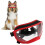Windproof UV Dustproof Dog Goggles Large Breed Red Frame Adjustable Strap 14