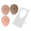 Reusable 3D Silicone Belly Button Model for Piercing Display - 3pcs 2