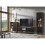 Display Cabinet 175cm Harmony Loft - Rustic & Black 6
