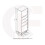 Display Cabinet 175cm Harmony Loft - Rustic & Black 8