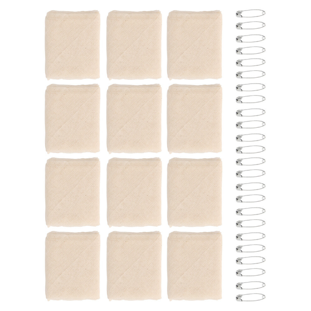 12pcs Gauze Triangular Bandages Support Fractures Sling Dressing