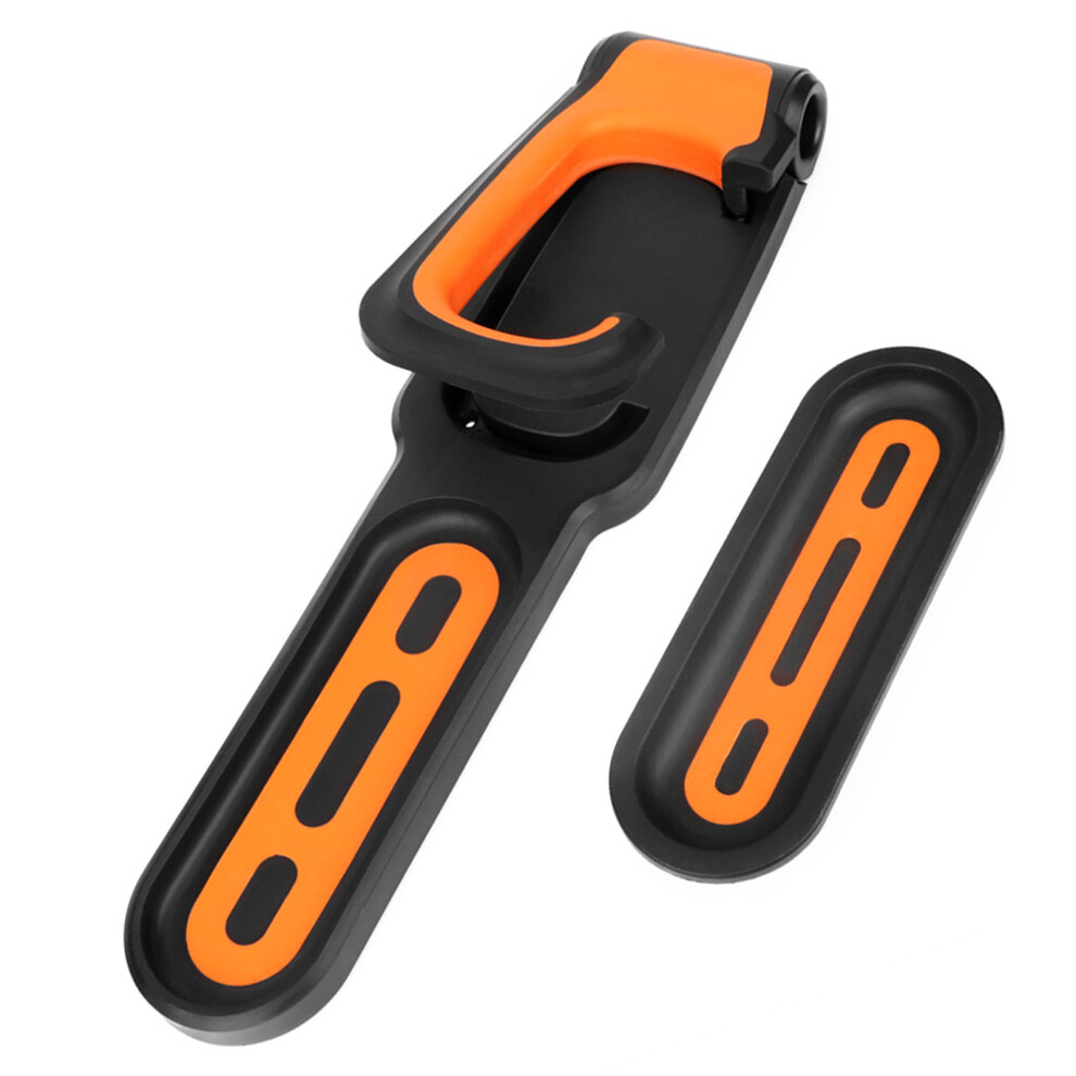 Vertical Bike Wall Hanger Abs Garage Bike Storage Rack Black/Orange 4641372136704
