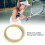High-Grade 12.2m Tennis String Beige Nylon 1.30mm Replacement Wire 7