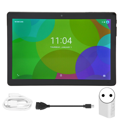 Tablet de entretenimento de 10 polegadas, Android 11, processador octa-core de 2,0 GHz, 4 GB de RAM, 256 GB de ROM expansível via cartão microSD,