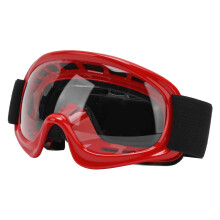 Kinder Dirt Bike Schutzbrillen Rot PC UVbeständig