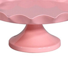 Minimalist Pink Iron Art Multi-Functional Cake Stand for Cupcakes & Desserts