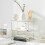 Stackable Kitchen Counter Shelves with Double Layer Storage, Clear Plastic Storage Shelves Rack for Cabinet Organizer Shelf and Countertop 5
