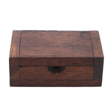 Mini-Zahnstocherspender aus Holz, vielseitige Aufbewahrungsbox im Vintage-Stil, hochwertige Verarbeitung, tragbarer Koffer mit Deckel für Zuhause
