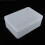Storage Box With Hinged Lid, Clear Storage Boxes With Lids Multi Purpose Small Plastic Container Box for Organizing Small Items, Stackable Dustproof 4