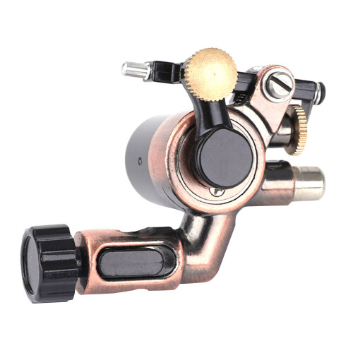 RCA Copper Alloy Liner Shader Tattoo Machine, Adjustable Power, Red Copper 1