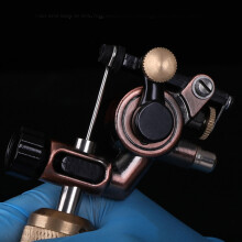RCA Copper Alloy Liner Shader Tattoo Machine, Adjustable Power, Red Copper