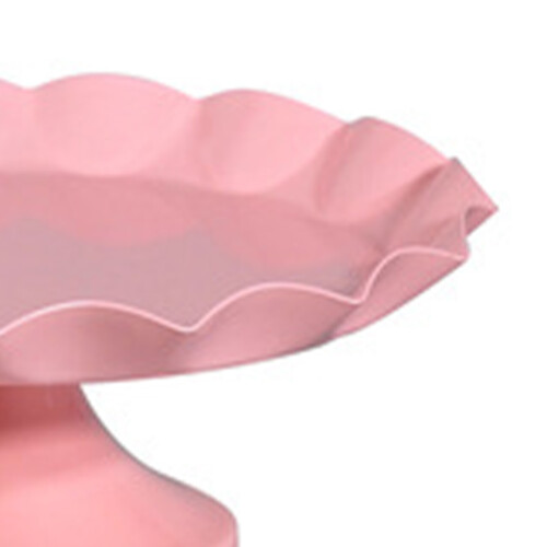 Pink Minimalist Iron Art Cake Stand, Multi-Functional, Stable Decorative L 2