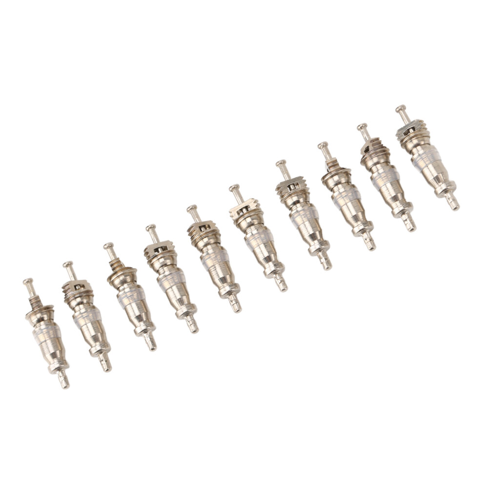 Car Aircon Valve Core 100Pcs Aluminum Alloy High Pressure R12 Replacement 8761380976126