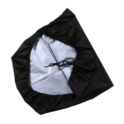 Black 61 Key Piano Cover, Shrinkable Polyester, 100x42cm 1